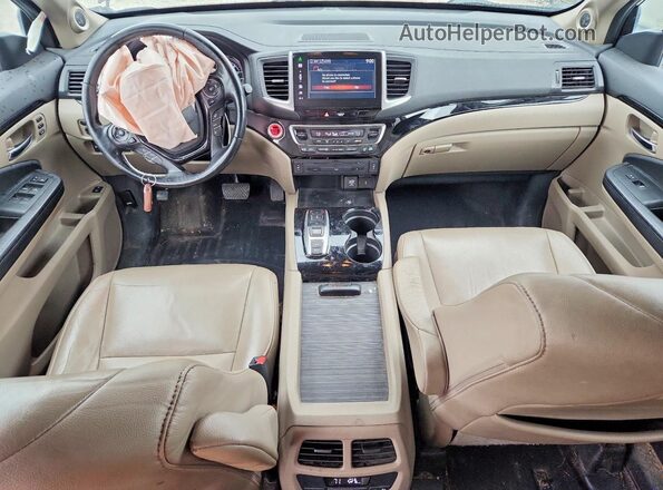 5FNYF6H97GB096549 2016 HONDA PILOT Burgundy Вид панелі приладів