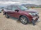 2016 Honda Pilot Touring Burgundy vin: 5FNYF6H97GB096549