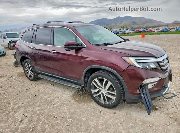 5FNYF6H97GB096549 2016 HONDA PILOT Burgundy Передня права чверть