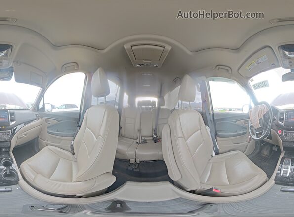 5FNYF6H97GB096549 2016 HONDA PILOT Burgundy Панорамний вид салону 360°