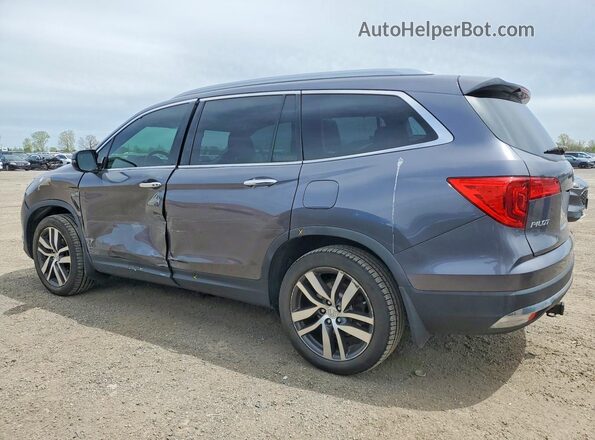 5FNYF6H97HB507384 2017 HONDA PILOT Серый Задняя левая четверть