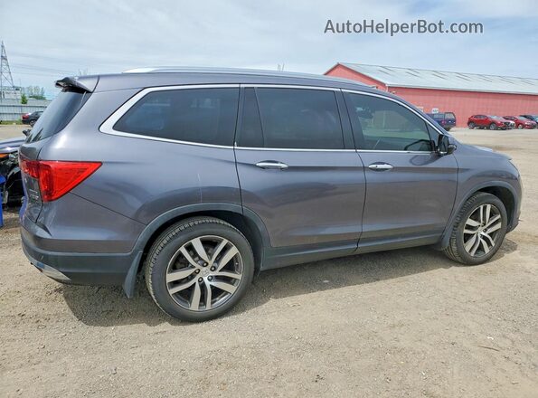 5FNYF6H97HB507384 2017 HONDA PILOT Серый Задняя правая четверть