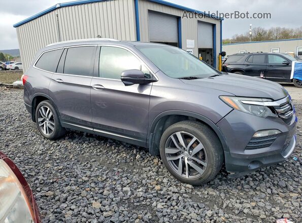 5FNYF6H97JB017632 2018 HONDA PILOT Белый Передняя правая четверть