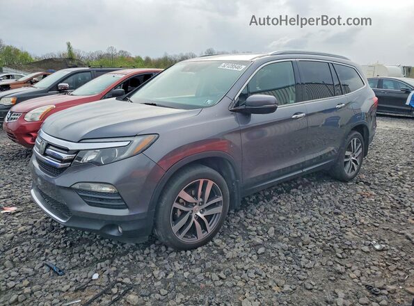 5FNYF6H97JB017632 2018 HONDA PILOT Белый Передняя левая четверть