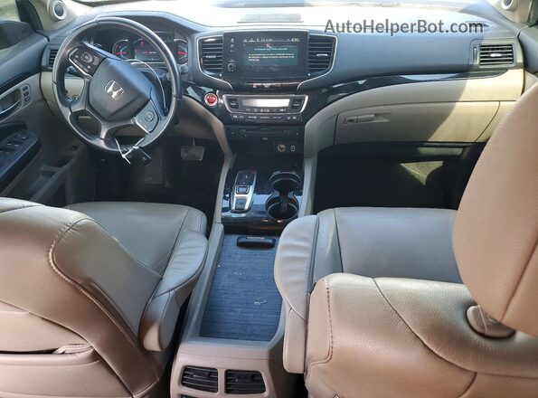 5FNYF6H97KB071093 2019 HONDA PILOT White Widok deski rozdzielczej