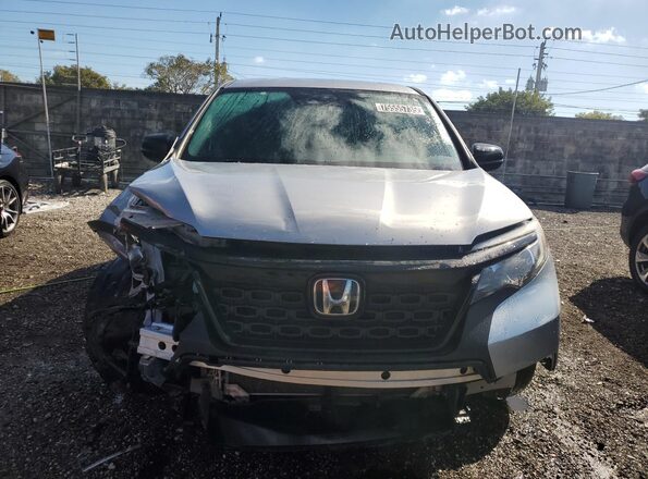 5FNYF7H21MB014545 2021 HONDA PASSPORT Серебряный Вид наклейки с VIN-кодом