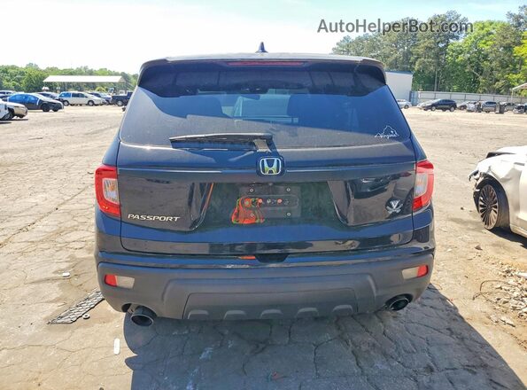 5FNYF7H52KB004730 2019 HONDA PASSPORT Black Հետևի տեսք