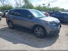 2021 Honda Passport 2wd Ex-l Gray vin: 5FNYF7H56MB000649