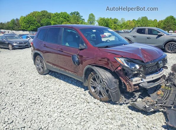 5FNYF7H57MB015273 2021 HONDA PASSPORT Burgundy Передня права чверть