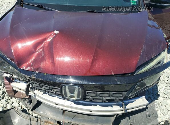 5FNYF7H57MB015273 2021 HONDA PASSPORT Burgundy Вид підкапотного простору