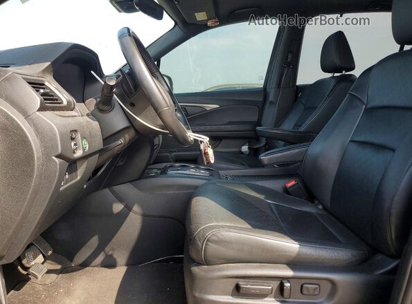 5FNYF7H5XMB007233 2021 HONDA PASSPORT Black Вид салону спереду