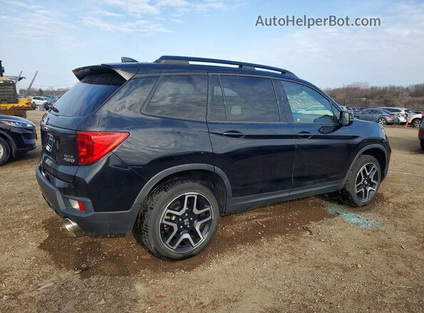 5FNYF8H01PB008902 2023 HONDA PASSPORT Черный Задняя правая четверть