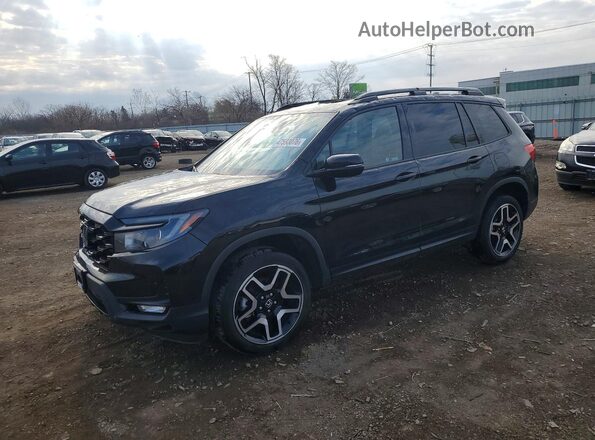 5FNYF8H01PB008902 2023 HONDA PASSPORT Черный Передняя левая четверть