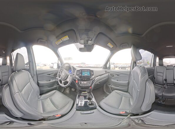 5FNYF8H01PB008902 2023 HONDA PASSPORT Черный Панорамный вид салона 360°