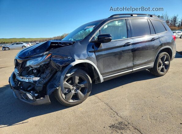 5FNYF8H02MB027440 2021 HONDA PASSPORT Black Przód lewy