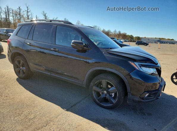 5FNYF8H02MB027440 2021 HONDA PASSPORT Black Przód prawy