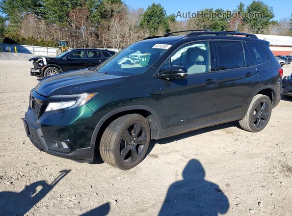 5FNYF8H04KB008045 2019 HONDA PASSPORT Зеленый Передняя левая четверть
