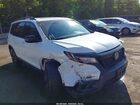 2021 Honda Passport Awd Elite White vin: 5FNYF8H06MB019633
