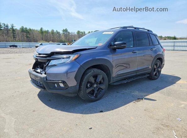 5FNYF8H0XKB011208 2019 HONDA PASSPORT Серый Передняя левая четверть