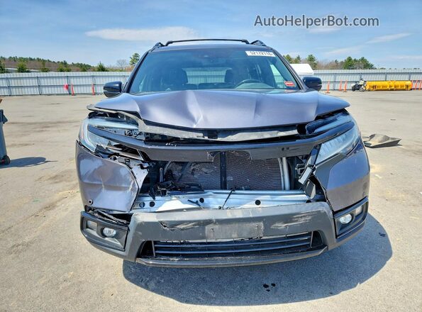 5FNYF8H0XKB011208 2019 HONDA PASSPORT Серый Вид спереди