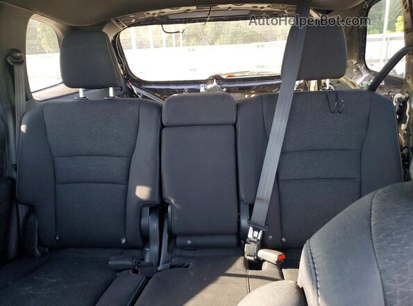 5FNYF8H28KB023441 2019 HONDA PASSPORT Charcoal Rear seats view