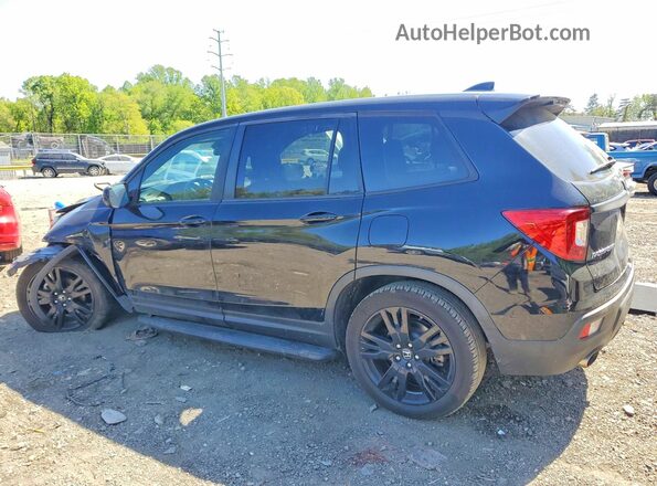 5FNYF8H29KB022458 2019 HONDA PASSPORT Черный Задняя левая четверть