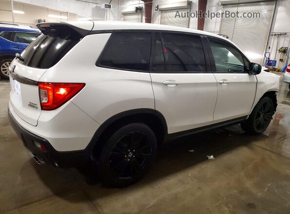 5FNYF8H2XKB023487 2019 HONDA PASSPORT Белый Задняя правая четверть