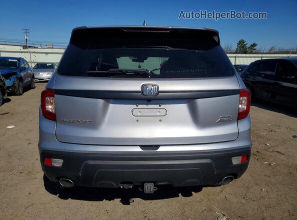 5FNYF8H2XMB009043 2021 HONDA PASSPORT Silver Widok z tyłu