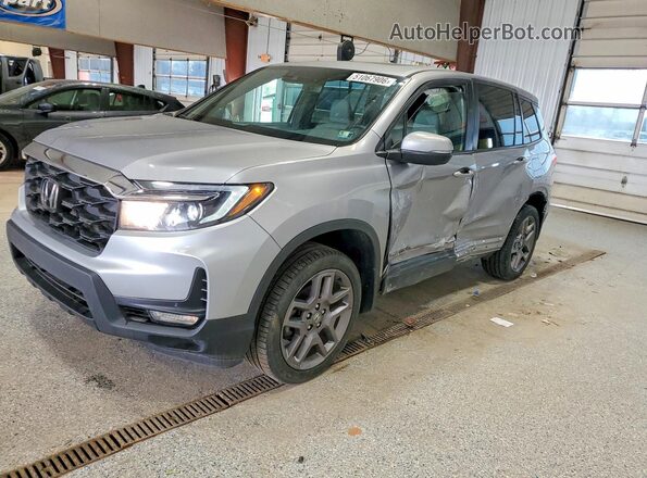 5FNYF8H54PB034339 2023 HONDA PASSPORT Silver Vista tres cuartos delantera izquierda