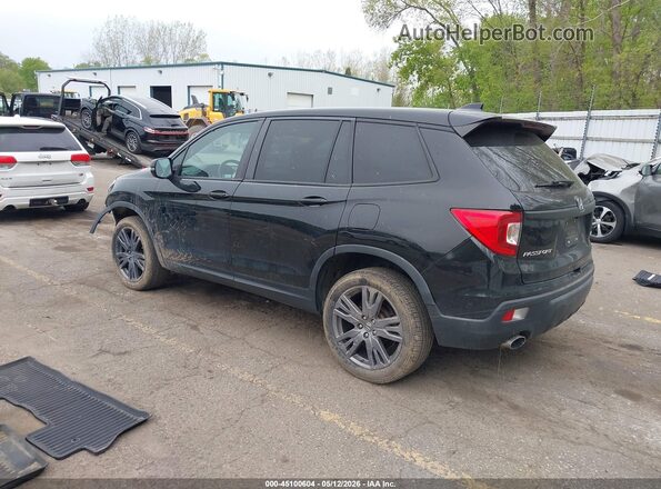 5FNYF8H57KB012778 2019 HONDA PASSPORT Черный Задняя левая четверть