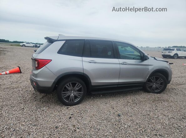 5FNYF8H57KB019536 2019 HONDA PASSPORT Silver Задня права чверть