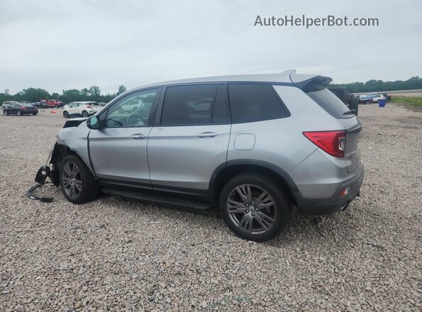 5FNYF8H57KB019536 2019 HONDA PASSPORT Silver Задня ліва чверть
