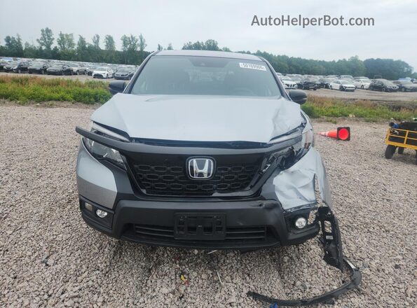 5FNYF8H57KB019536 2019 HONDA PASSPORT Silver Вид спереду
