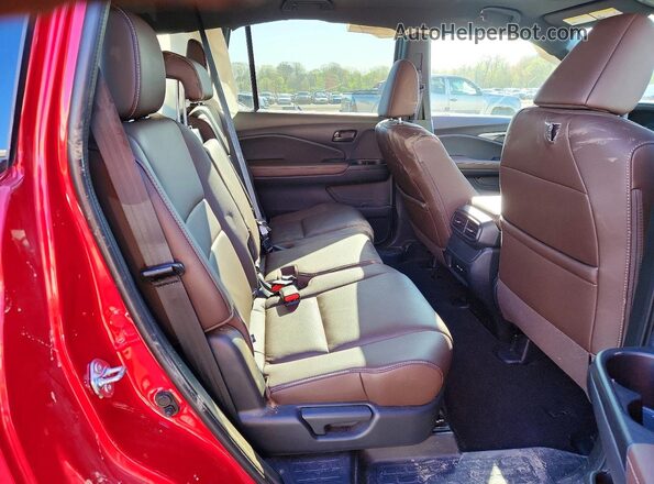 5FNYF8H59RB020181 2024 HONDA PASSPORT Red Widok wnętrza z tyłu