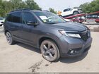 2021 Honda Passport Awd Touring Gray vin: 5FNYF8H90MB024034