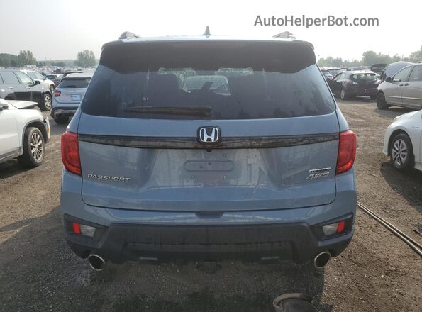 5FNYF8H95PB501125 2023 HONDA PASSPORT Blue Vista trasera