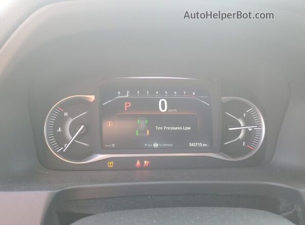 5FNYF8H95PB501125 2023 HONDA PASSPORT Blue Vista del cuadro de instrumentos