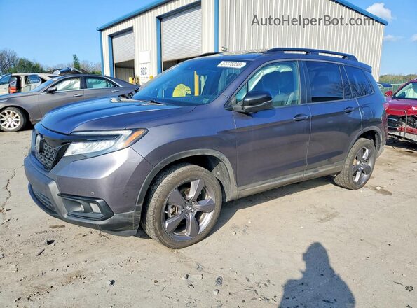 5FNYF8H98KB030841 2019 HONDA PASSPORT Серый Передняя левая четверть