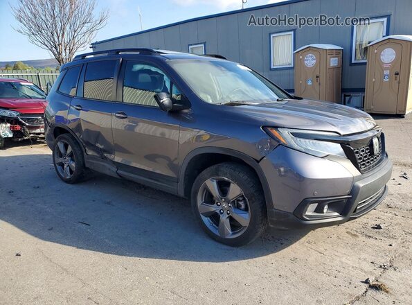5FNYF8H98KB030841 2019 HONDA PASSPORT Серый Передняя правая четверть