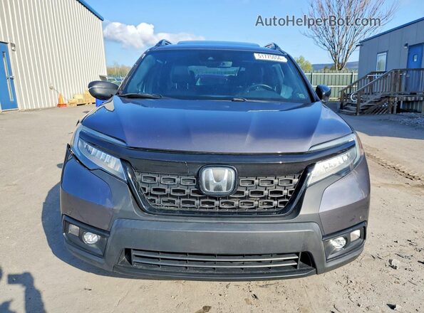 5FNYF8H98KB030841 2019 HONDA PASSPORT Серый Вид спереди