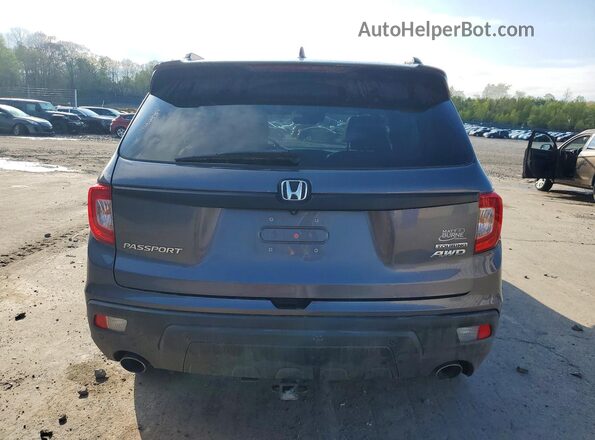 5FNYF8H98KB030841 2019 HONDA PASSPORT Серый Вид сзади