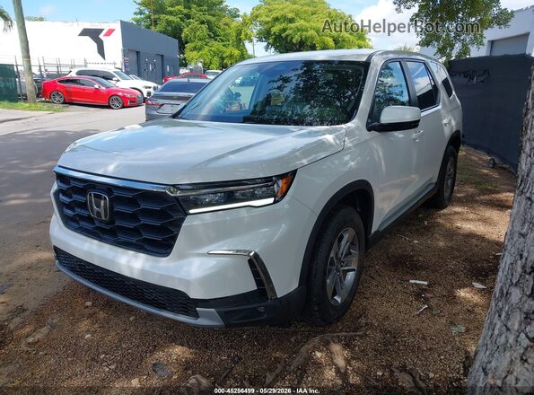 5FNYG2H46SB047300 2025 HONDA PILOT Белый Передняя левая четверть