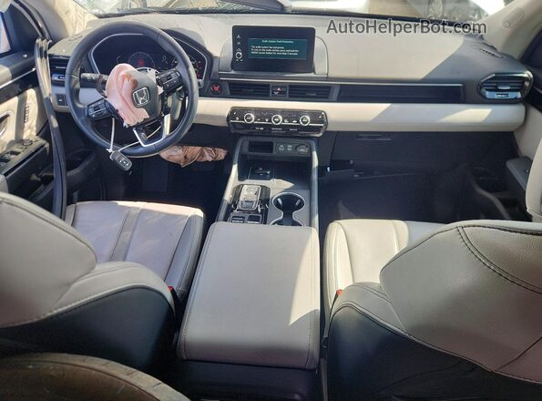 5FNYG2H7XRB010965 2024 HONDA PILOT Белый Вид панели приборов