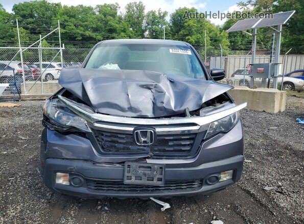 5FPYK2F27HB004245 2017 HONDA RIDGELINE Gray Front view