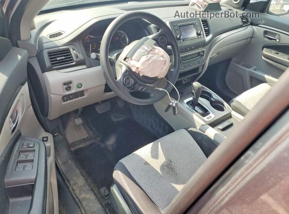 5FPYK2F27HB004245 2017 HONDA RIDGELINE Gray Dashboard view