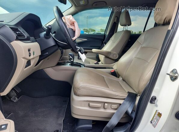 5FPYK2F66KB000326 2019 HONDA RIDGELINE Белый Вид салона спереди