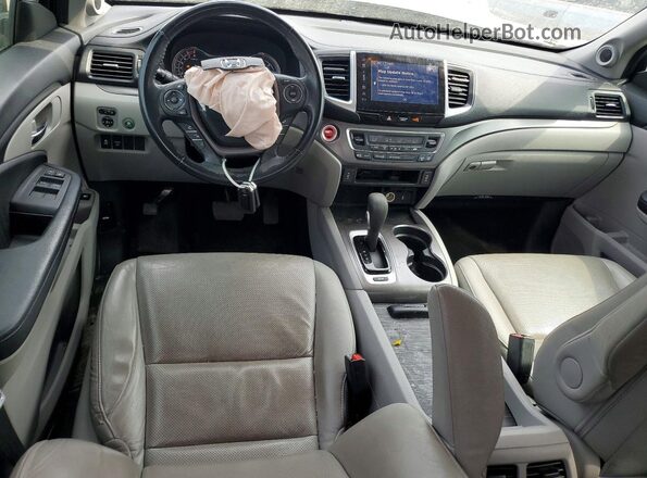 5FPYK2F6XHB002511 2017 HONDA RIDGELINE Blue Widok deski rozdzielczej