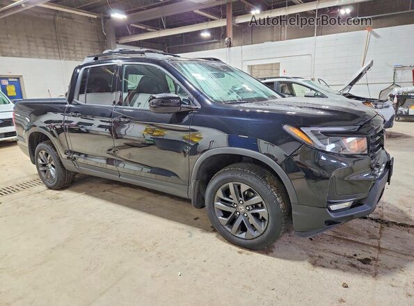 5FPYK3F10NB003012 2022 HONDA RIDGELINE Черный Передняя правая четверть