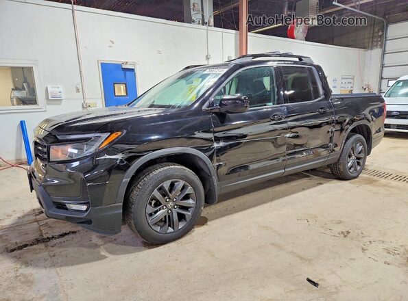 5FPYK3F10NB003012 2022 HONDA RIDGELINE Черный Передняя левая четверть