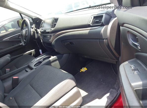 5FPYK3F16MB011226 2021 HONDA RIDGELINE Red Widok wnętrza z przodu